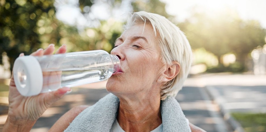 Why does thirst stop keeping up with us in late summer?