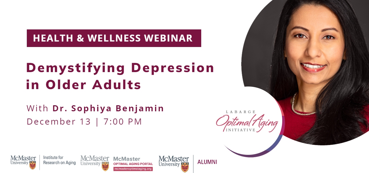 Demystifying Depression in Older Adults with Dr. Sophiya Benjamin